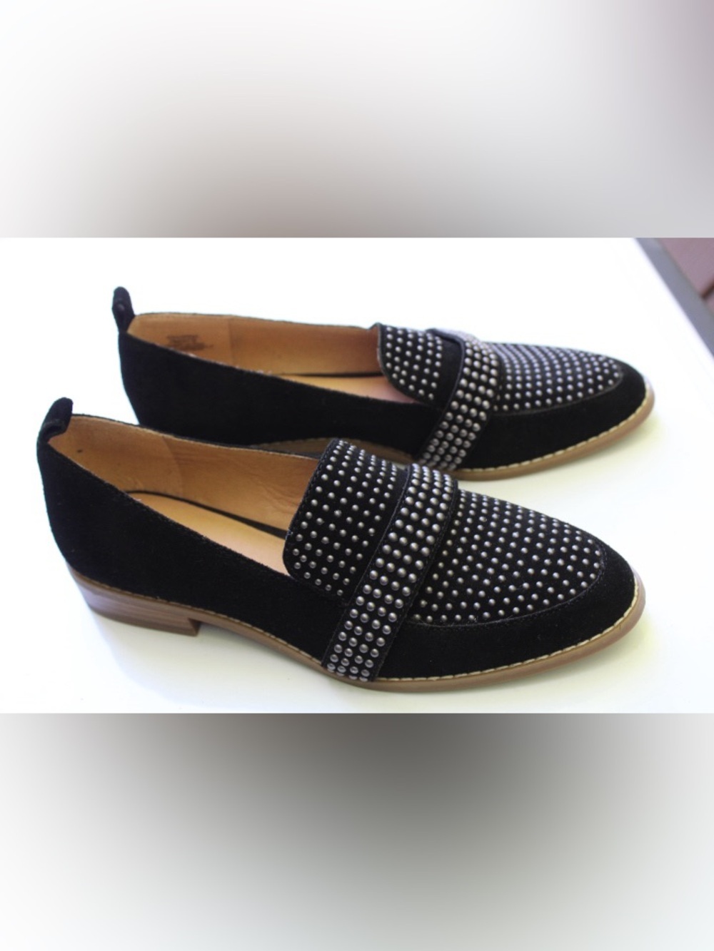 Crown vintage studded loafers